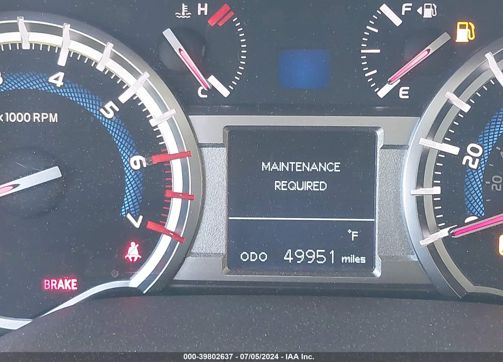 2018 TOYOTA 4RUNNER SR5 VIN: JTEBU5JR5J5545344
