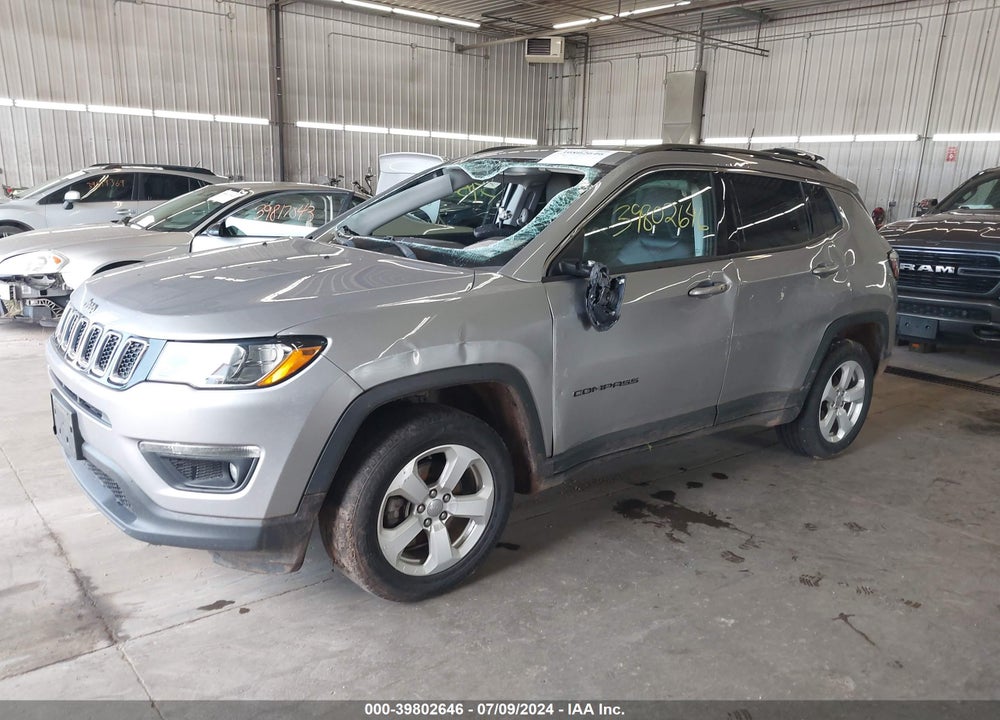 2019 JEEP COMPASS LATITUDE 4X4 VIN: 3C4NJDBBXKT630154