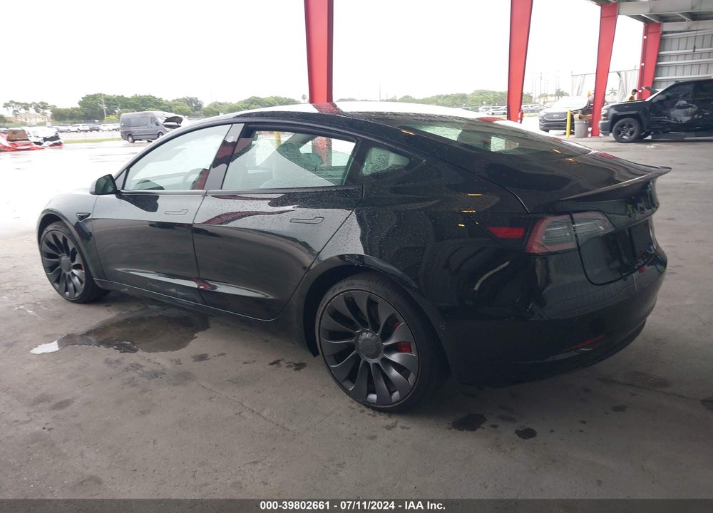 2022 TESLA MODEL 3 PERFORMANCE DUAL MOTOR ALL-WHEEL DRIVE VIN: 5YJ3E1EC1NF347756
