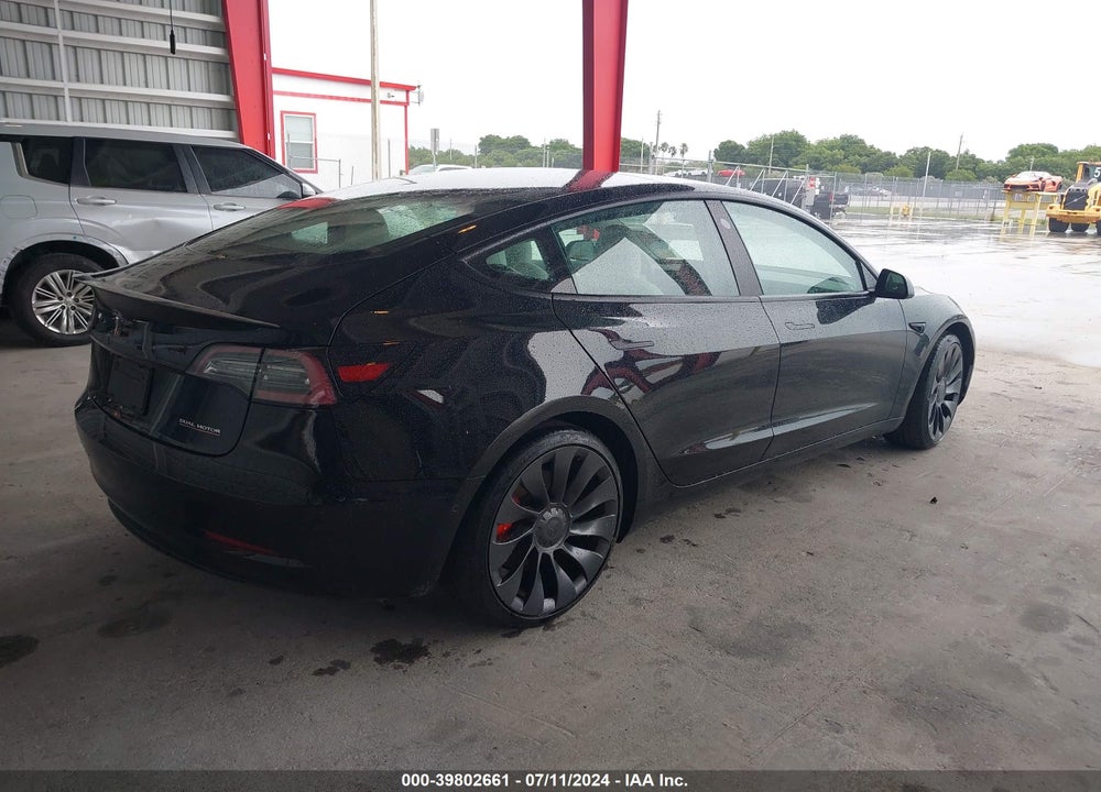 2022 TESLA MODEL 3 PERFORMANCE DUAL MOTOR ALL-WHEEL DRIVE VIN: 5YJ3E1EC1NF347756