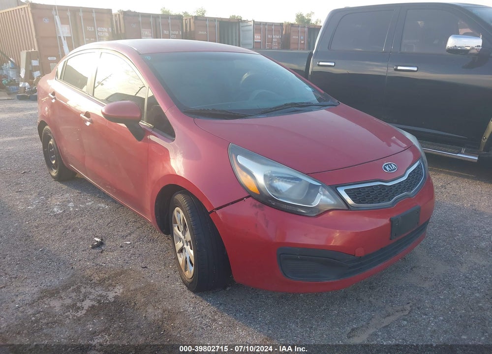 2012 KIA RIO EX VIN: KNADN4A32C6052263