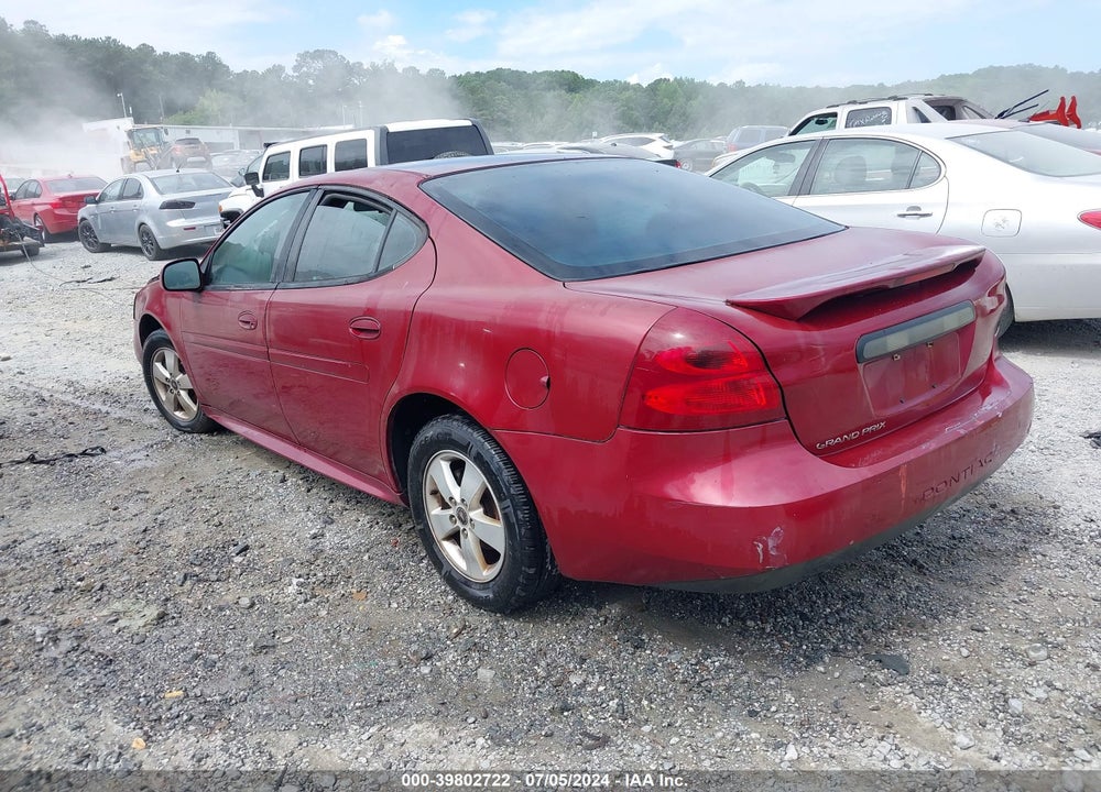 2005 PONTIAC GRAND PRIX VIN: 2G2WP522X51134449