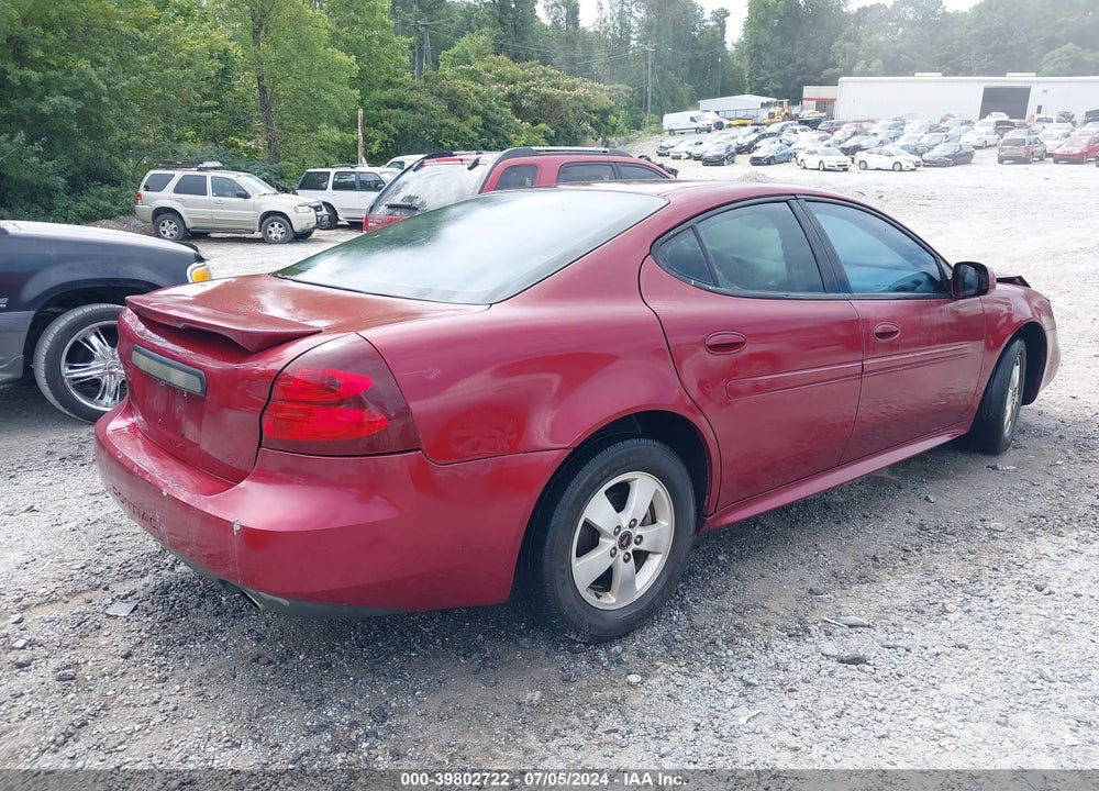 2005 PONTIAC GRAND PRIX VIN: 2G2WP522X51134449