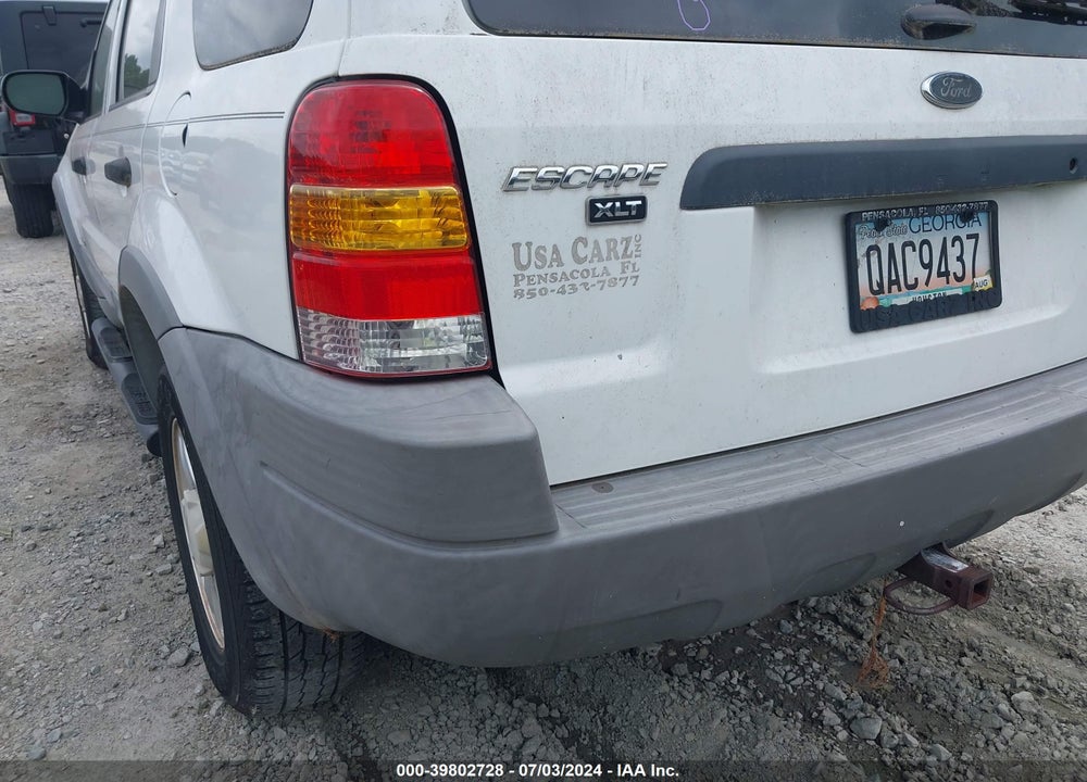 2001 FORD ESCAPE XLT VIN: 1FMYU03131KF10159