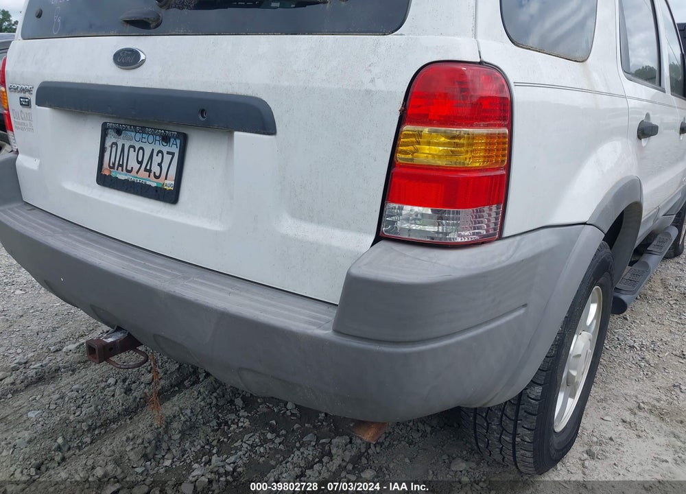 2001 FORD ESCAPE XLT VIN: 1FMYU03131KF10159