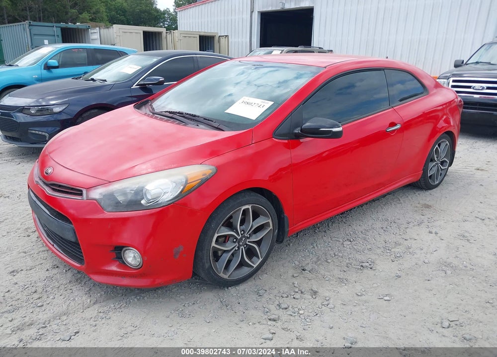 2014 KIA FORTE KOUP SX VIN: KNAFZ6A32E5248043