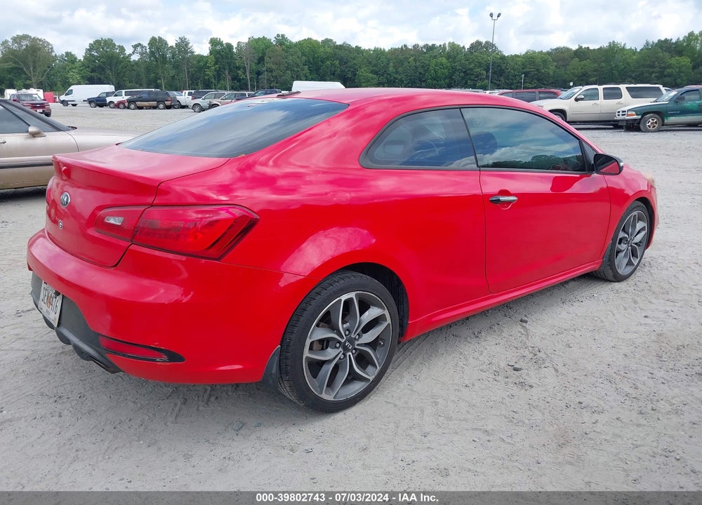 2014 KIA FORTE KOUP SX VIN: KNAFZ6A32E5248043