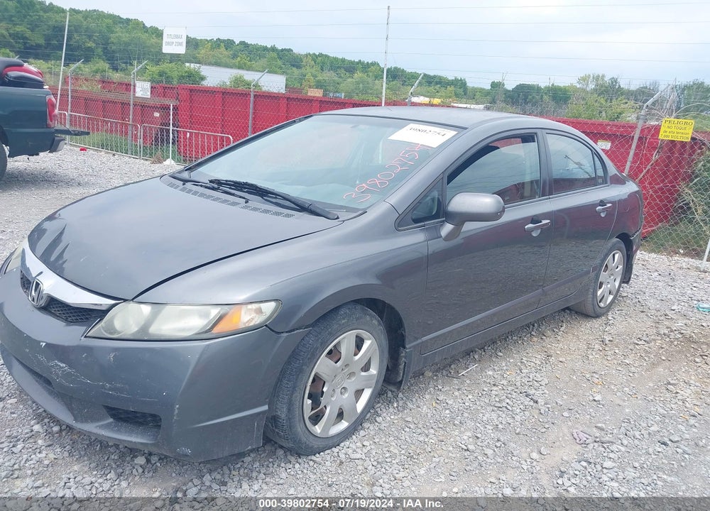 2009 HONDA CIVIC LX-S VIN: 2HGFA16659H325617