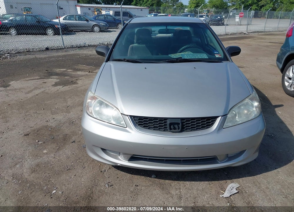 2005 HONDA CIVIC VP VIN: 1HGEM22385L061021
