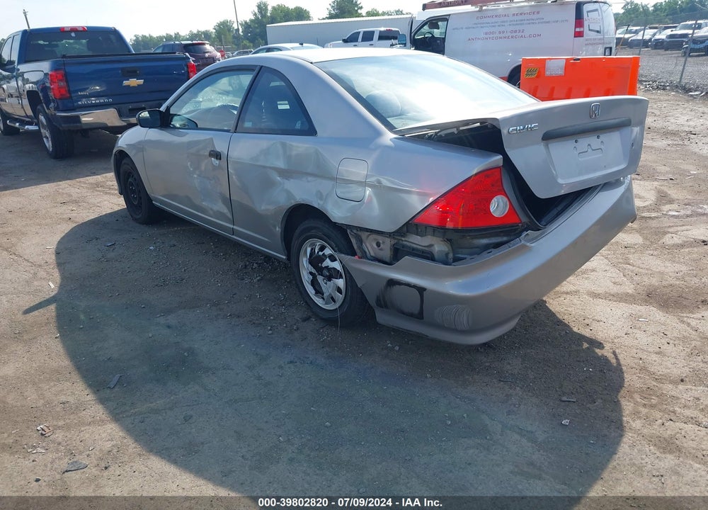 2005 HONDA CIVIC VP VIN: 1HGEM22385L061021
