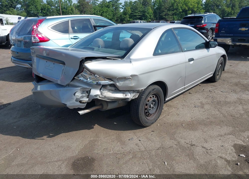 2005 HONDA CIVIC VP VIN: 1HGEM22385L061021