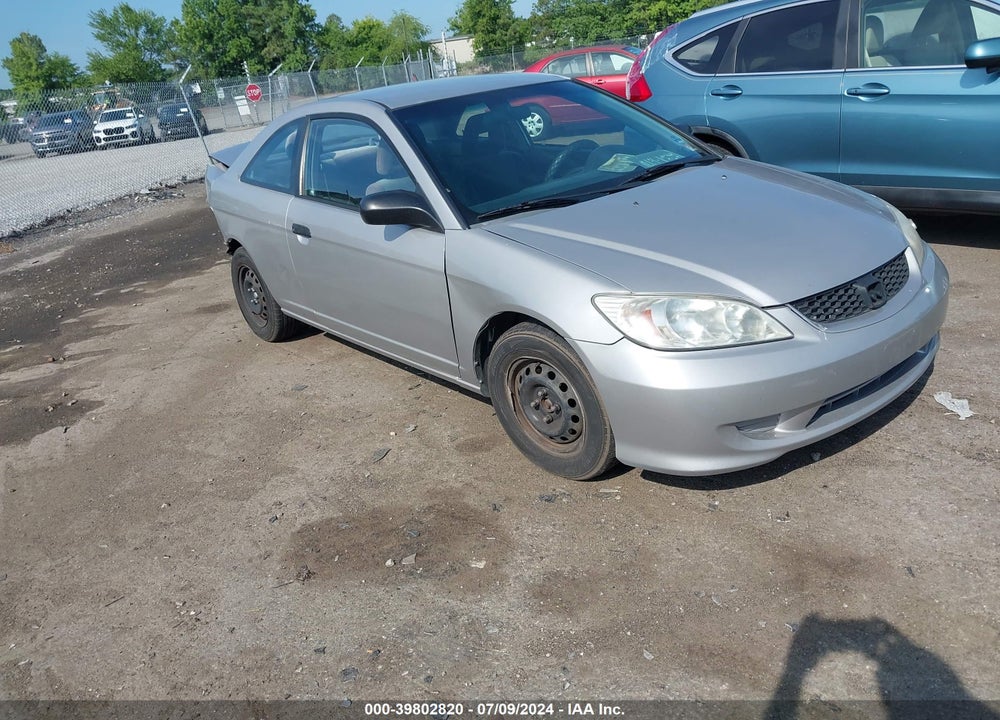 2005 HONDA CIVIC VP VIN: 1HGEM22385L061021