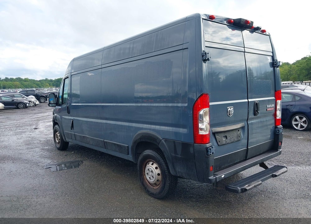 2019 RAM PROMASTER 2500 HIGH ROOF 159 WB VIN: 3C6TRVDG5KE517075
