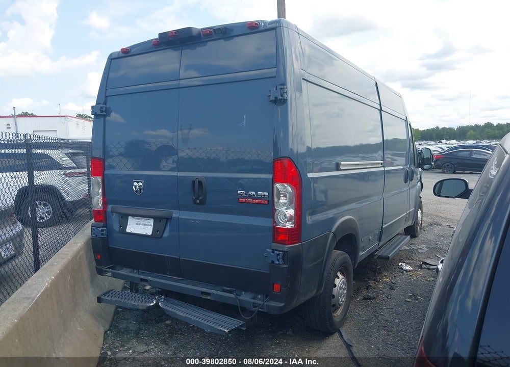 2019 RAM PROMASTER 2500 HIGH ROOF 159 WB VIN: 3C6TRVDG2KE514845