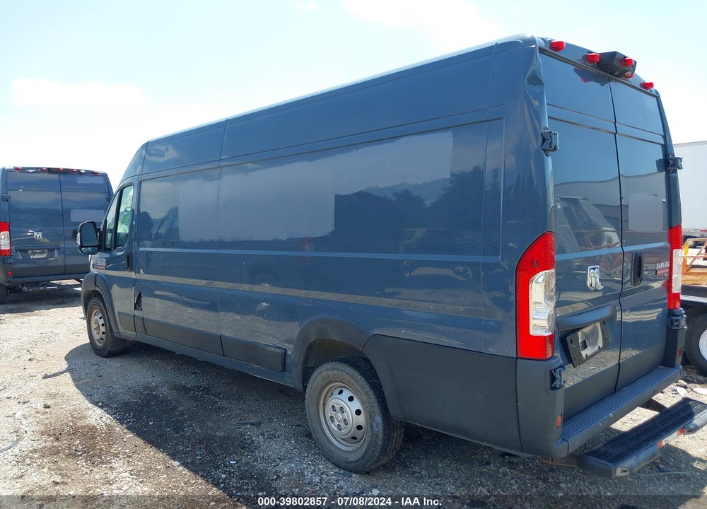 2019 CARGO RAM PROMASTER 3500  VAN HIGH ROOF 159 WB EXT VIN: 3C6URVJG3KE544090