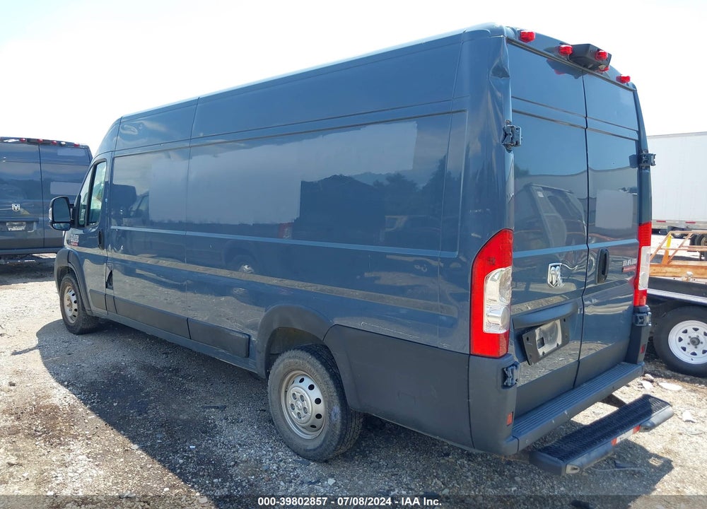 2019 CARGO RAM PROMASTER 3500  VAN HIGH ROOF 159 WB EXT VIN: 3C6URVJG3KE544090