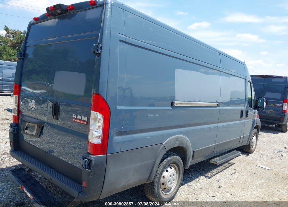 2019 CARGO RAM PROMASTER 3500  VAN HIGH ROOF 159 WB EXT VIN: 3C6URVJG3KE544090