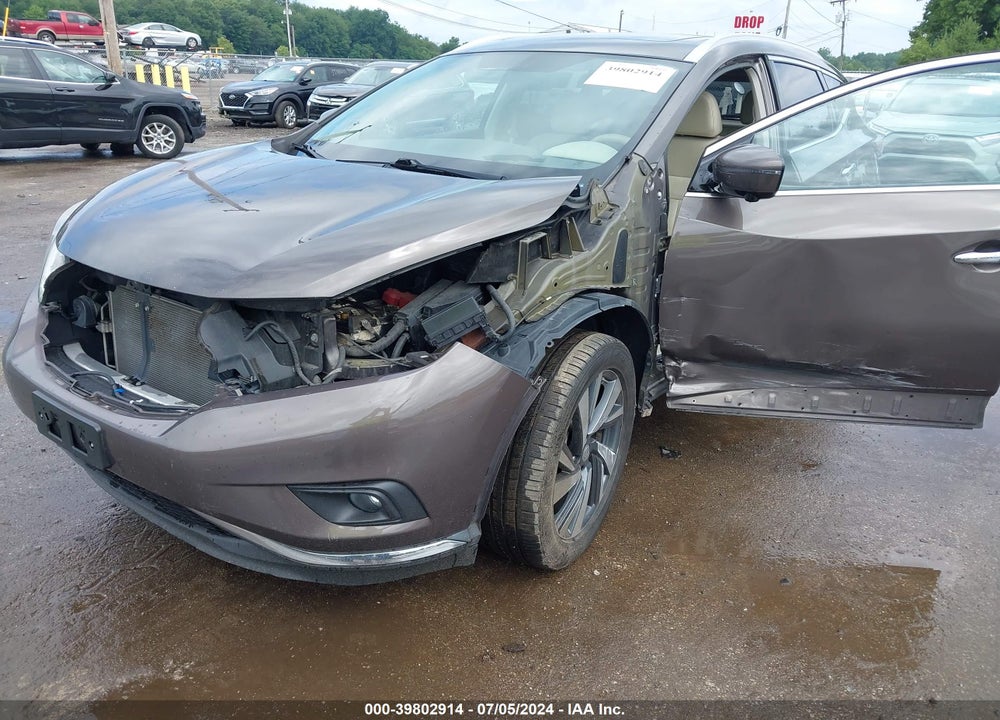 2015 NISSAN MURANO PLATINUM/S/SL/SV VIN: 5N1AZ2MH8FN285415