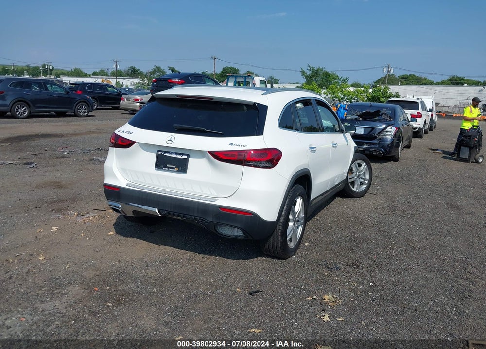 2021 MERCEDES-BENZ GLA 250 4MATIC VIN: W1N4N4HB5MJ298649