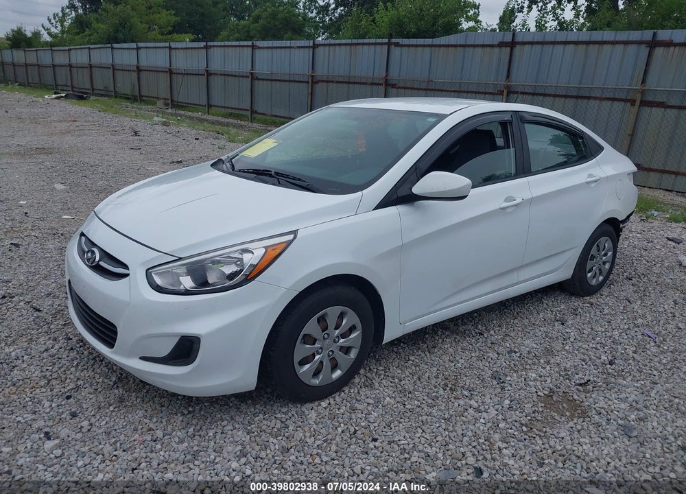 2017 HYUNDAI ACCENT SE VIN: KMHCT4AE0HU273137