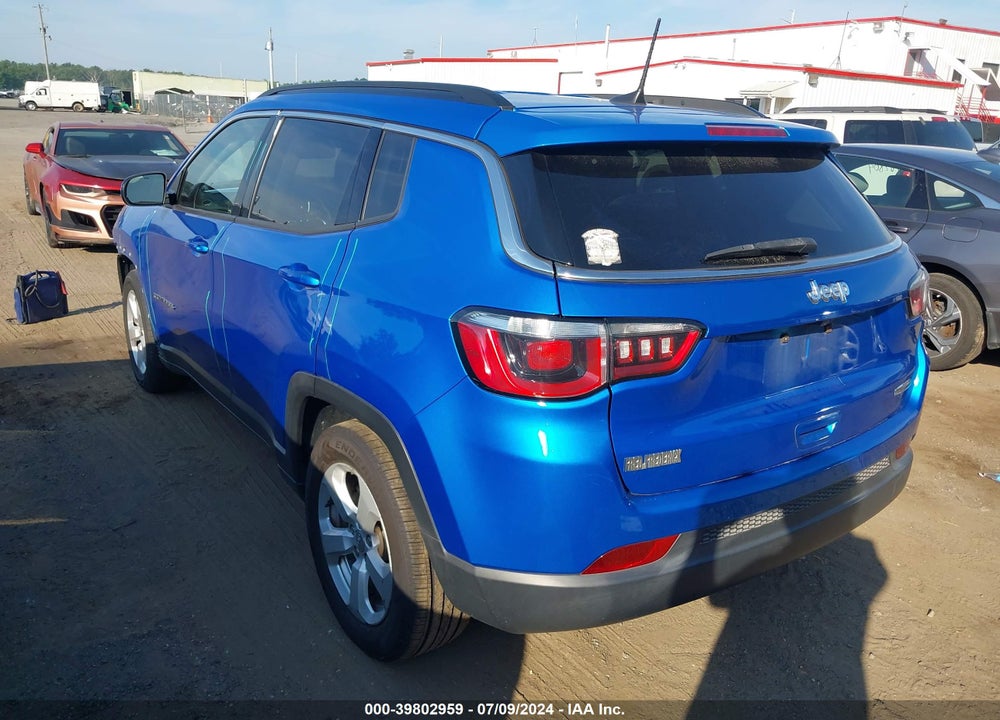 2017 JEEP NEW COMPASS LATITUDE FWD VIN: 3C4NJCBB2HT643404