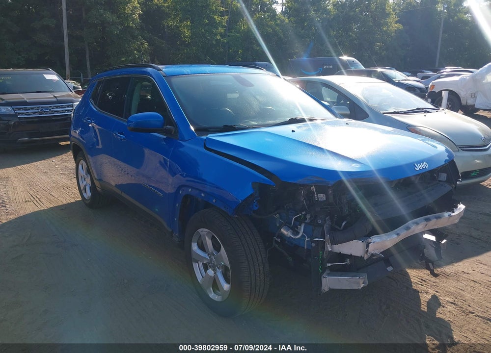 2017 JEEP NEW COMPASS LATITUDE FWD VIN: 3C4NJCBB2HT643404