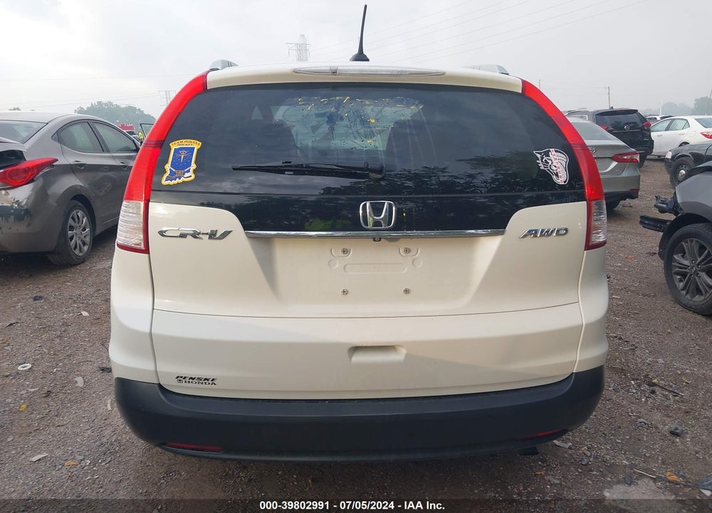 2014 HONDA CR-V EX-L VIN: 5J6RM4H71EL091543
