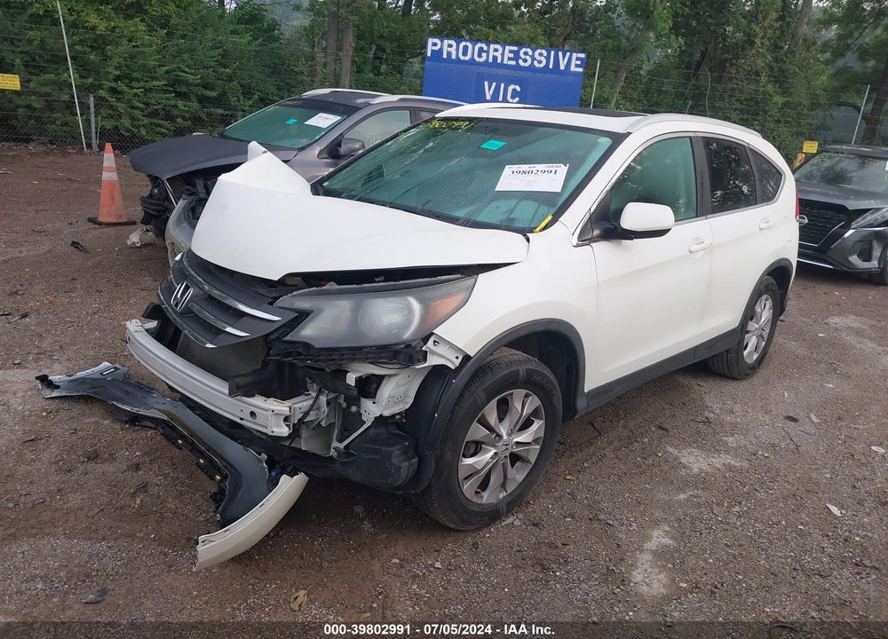 2014 HONDA CR-V EX-L VIN: 5J6RM4H71EL091543