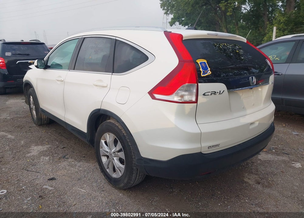 2014 HONDA CR-V EX-L VIN: 5J6RM4H71EL091543