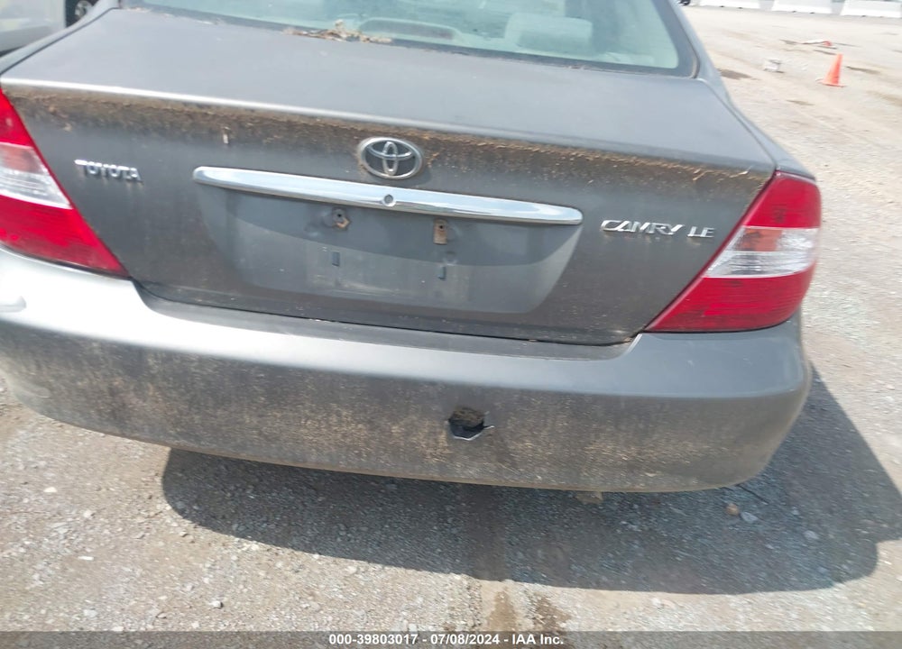 2004 TOYOTA CAMRY LE VIN: 4T1BE32K44U811644