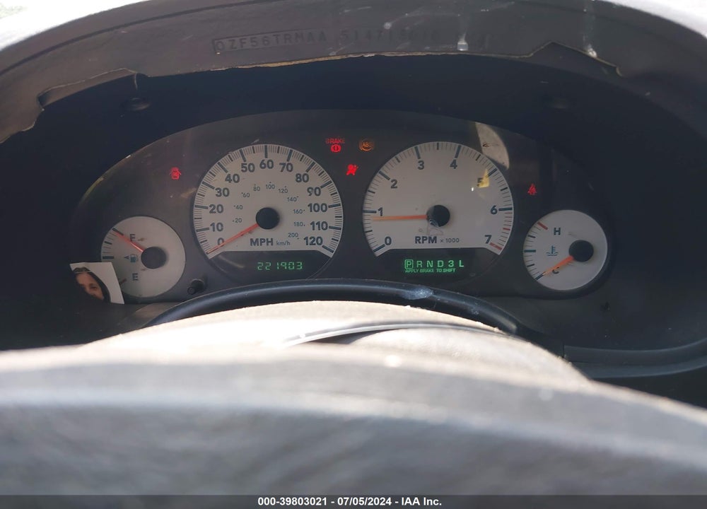 2005 DODGE GRAND CARAVAN SE VIN: 1D4GP24R35B273530