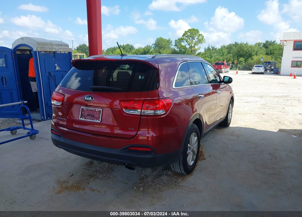 2017 KIA SORENTO 3.3L LX VIN: 5XYPGDA51HG248016