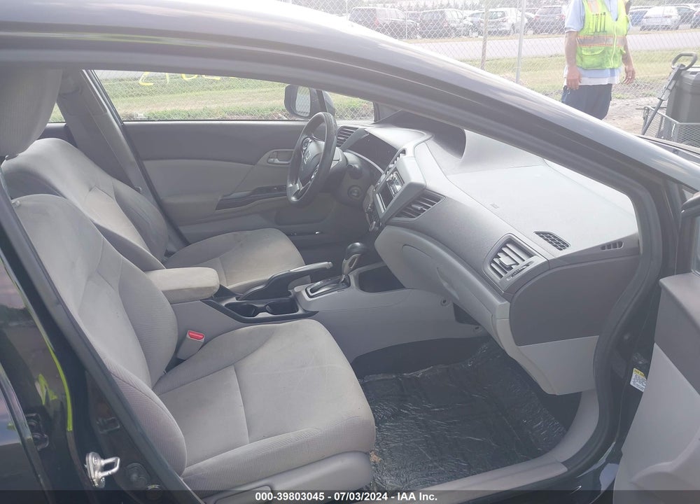 2012 HONDA CIVIC LX VIN: 2HGFB2F5XCH324545