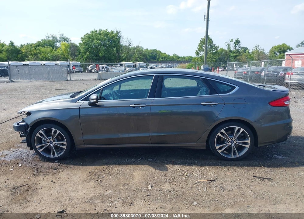 2020 FORD FUSION TITANIUM VIN: 3FA6P0K98LR255863