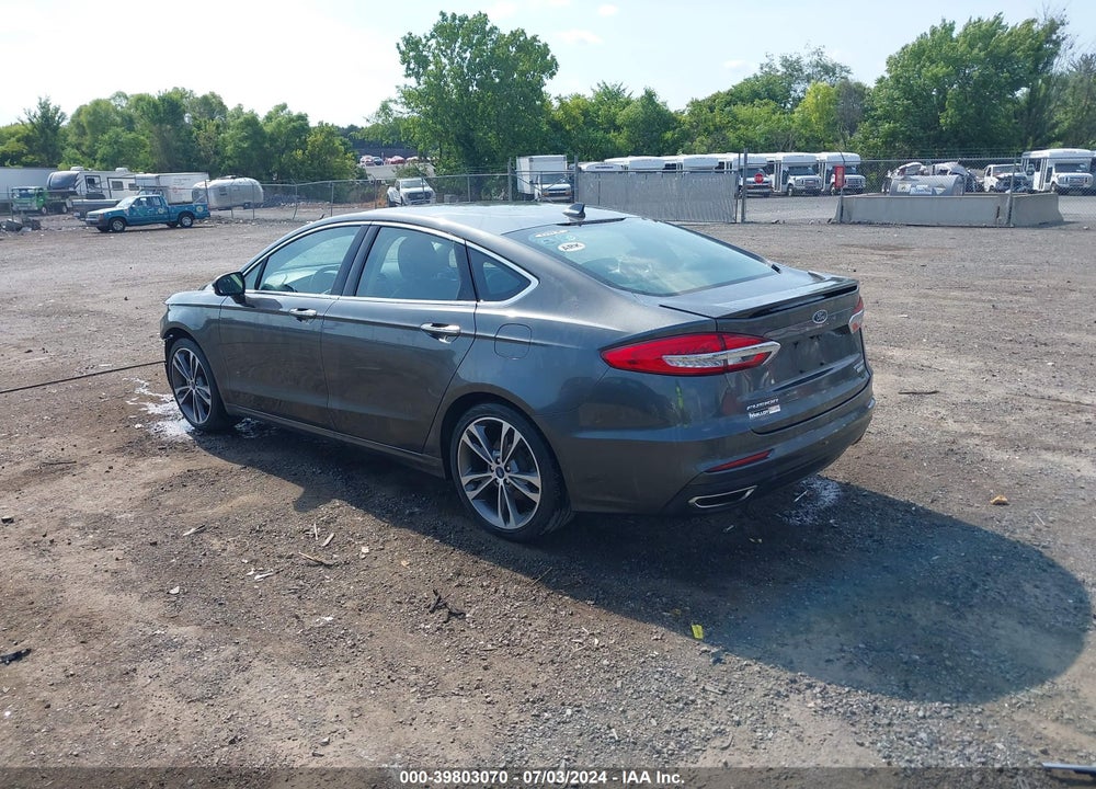2020 FORD FUSION TITANIUM VIN: 3FA6P0K98LR255863