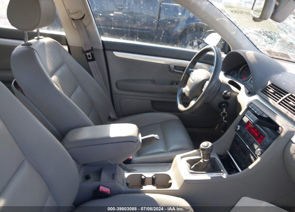 2007 AUDI A4 2.0T VIN: WAUDF78E57A039192