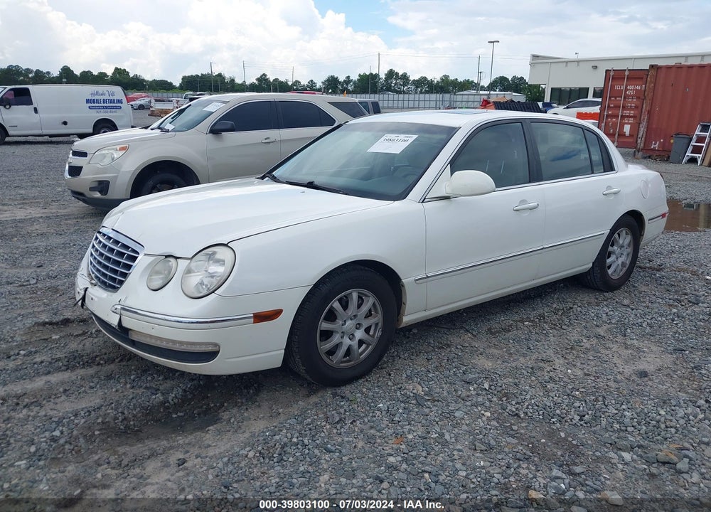 2008 KIA AMANTI VIN: KNALD125X85156235