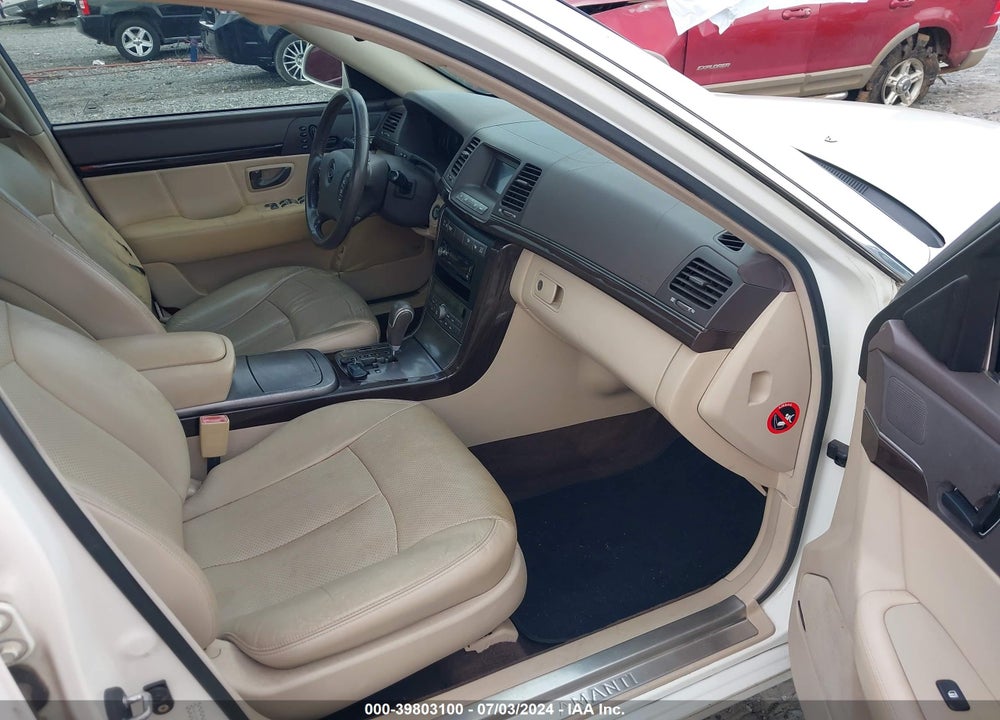 2008 KIA AMANTI VIN: KNALD125X85156235