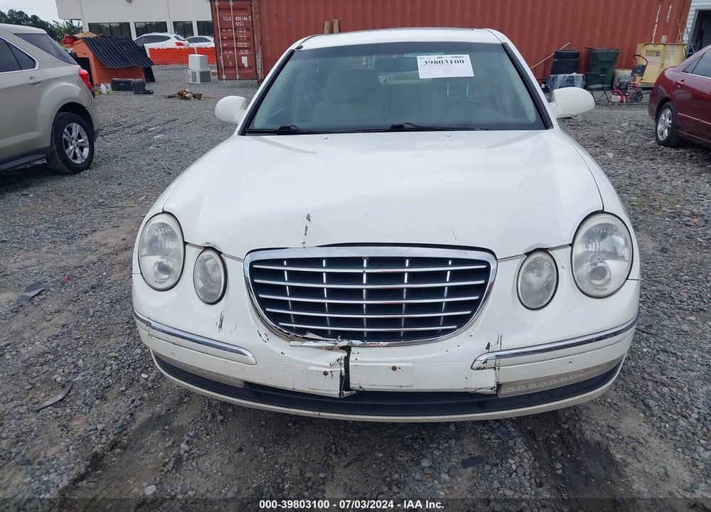 2008 KIA AMANTI VIN: KNALD125X85156235