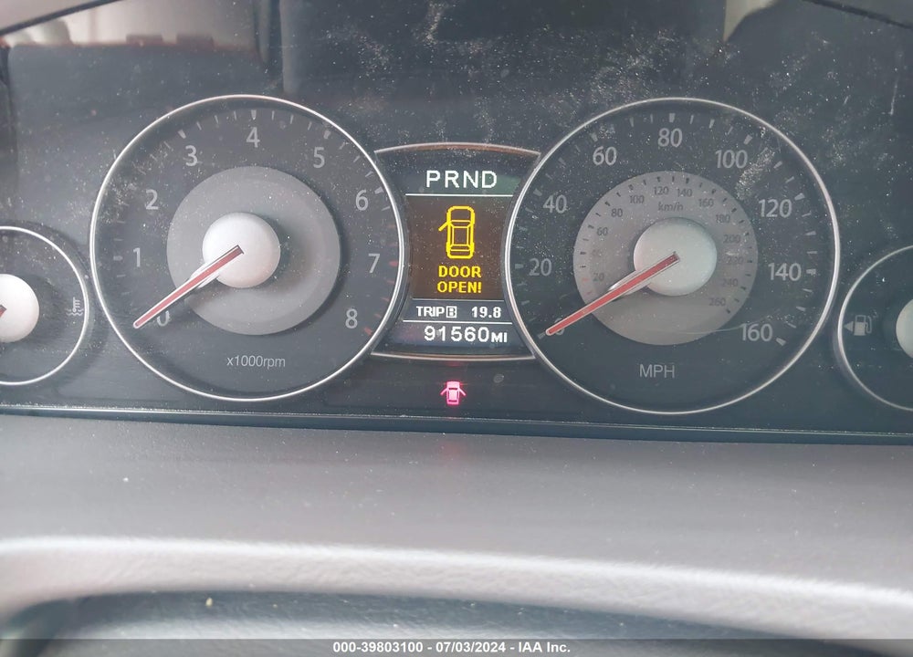 2008 KIA AMANTI VIN: KNALD125X85156235