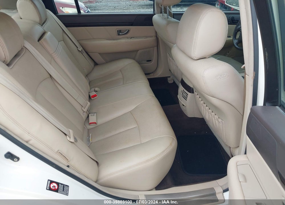 2008 KIA AMANTI VIN: KNALD125X85156235