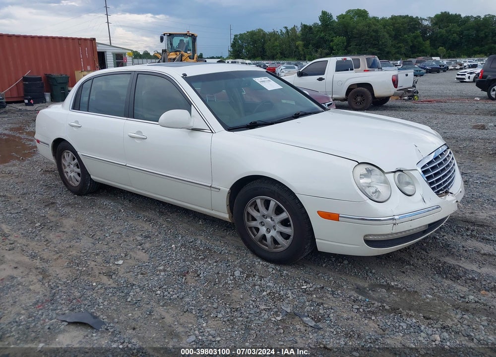 2008 KIA AMANTI VIN: KNALD125X85156235
