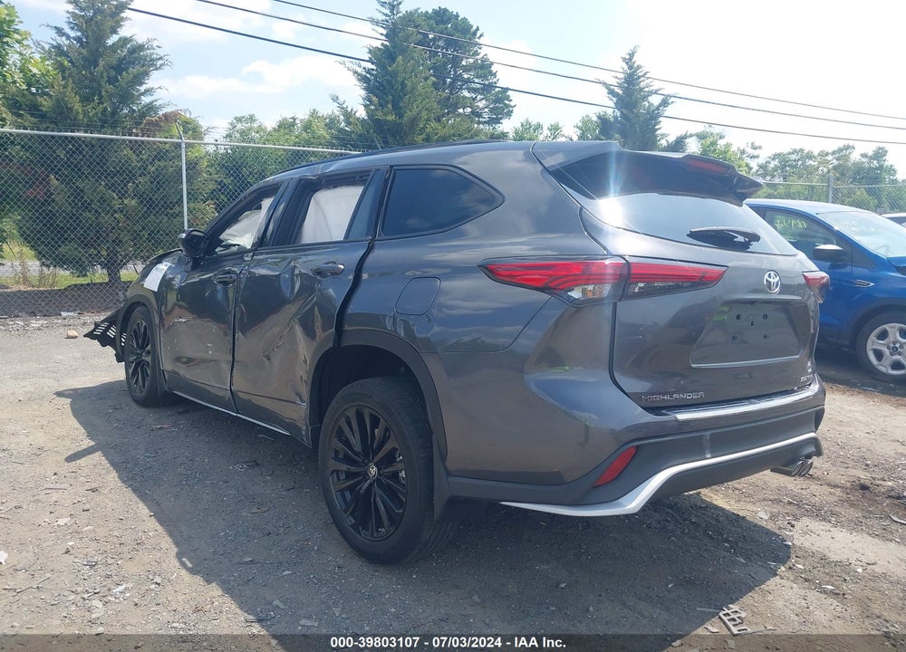 2023 TOYOTA HIGHLANDER XSE VIN: 5TDKDRBH3PS510192