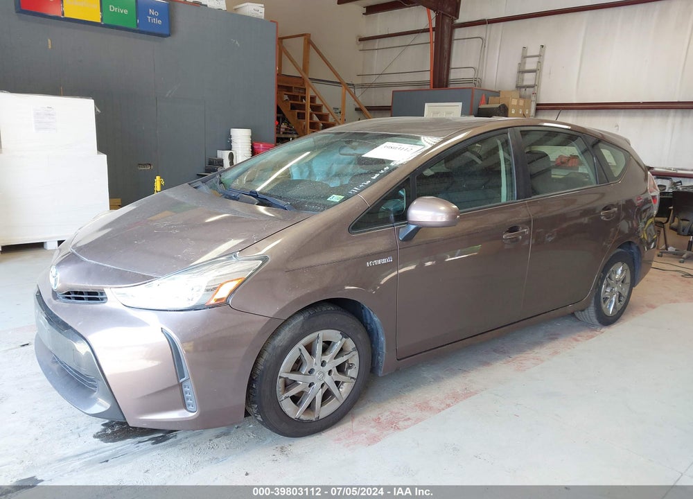 2015 TOYOTA PRIUS V TWO VIN: JTDZN3EU4FJ022611