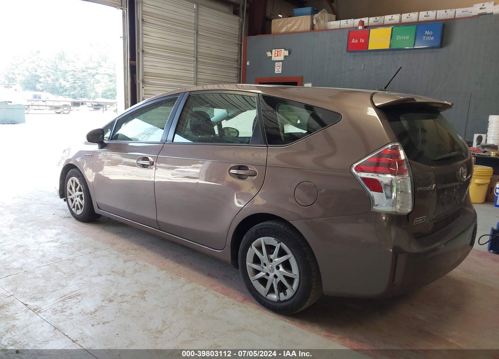 2015 TOYOTA PRIUS V TWO VIN: JTDZN3EU4FJ022611