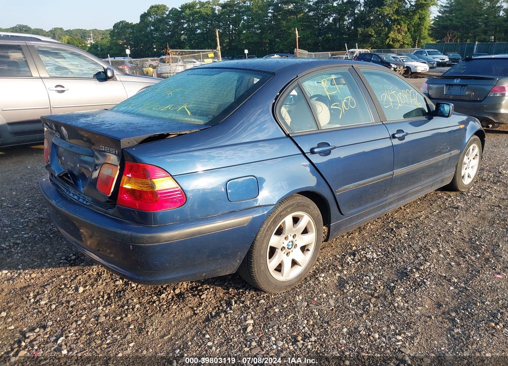 2003 BMW 325I VIN: WBAET37423NJ39266