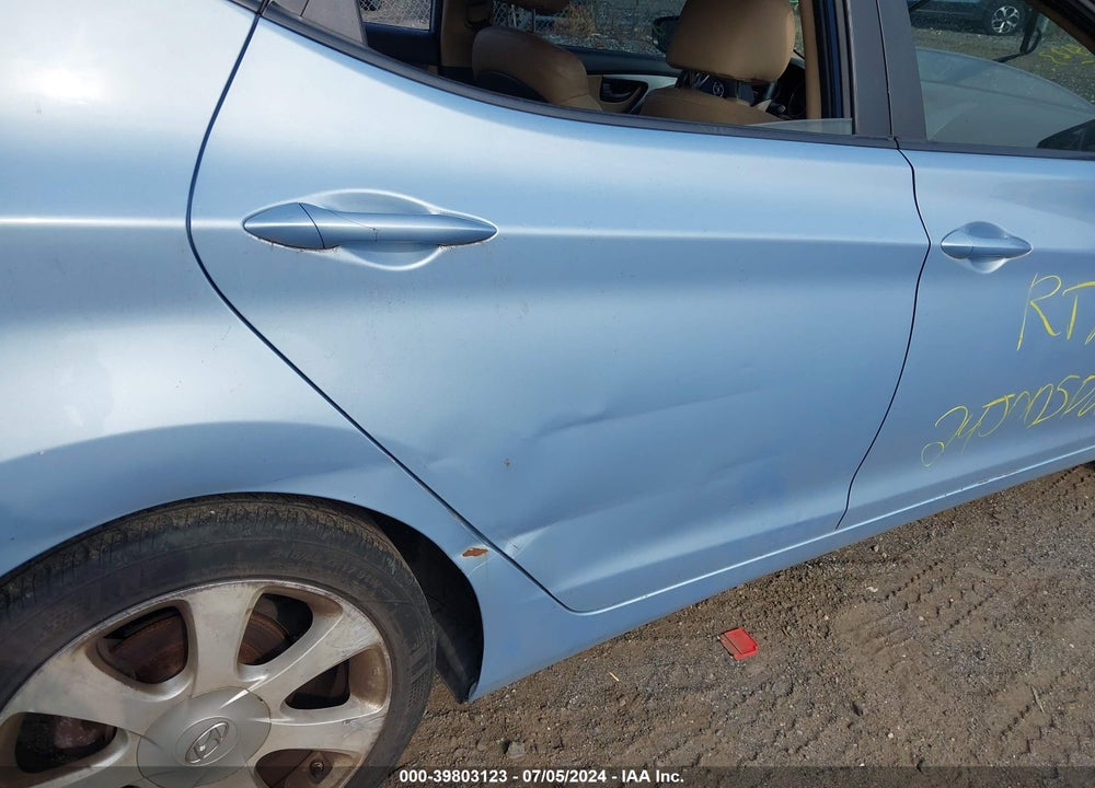 2012 HYUNDAI ELANTRA LIMITED (ULSAN PLANT) VIN: KMHDH4AE3CU202500