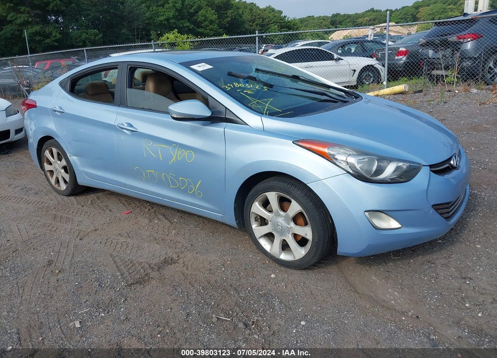 2012 HYUNDAI ELANTRA LIMITED (ULSAN PLANT) VIN: KMHDH4AE3CU202500