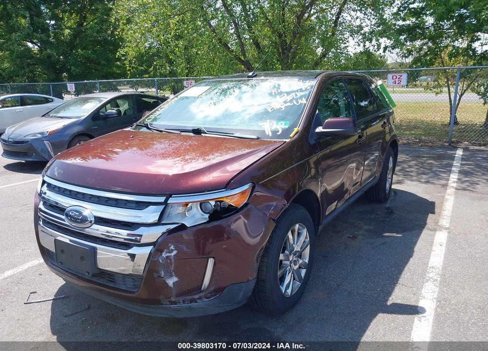 2012 FORD EDGE SEL VIN: 2FMDK4JC5CBA36437