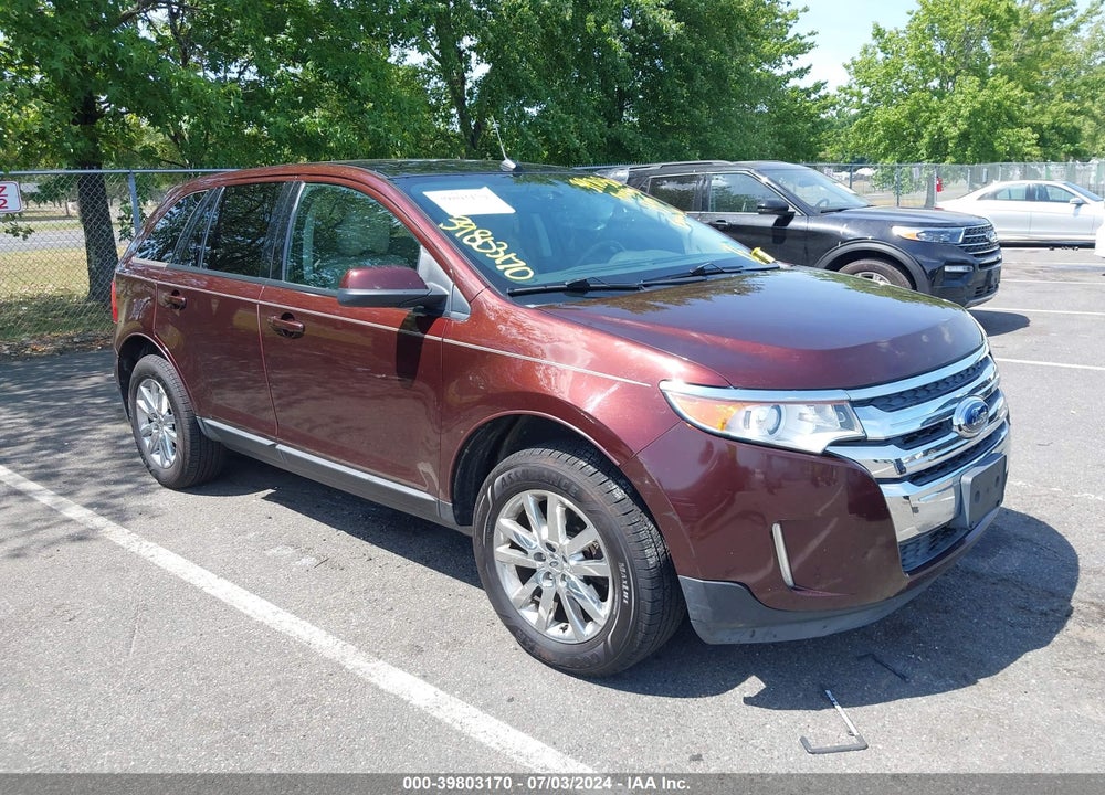 2012 FORD EDGE SEL VIN: 2FMDK4JC5CBA36437